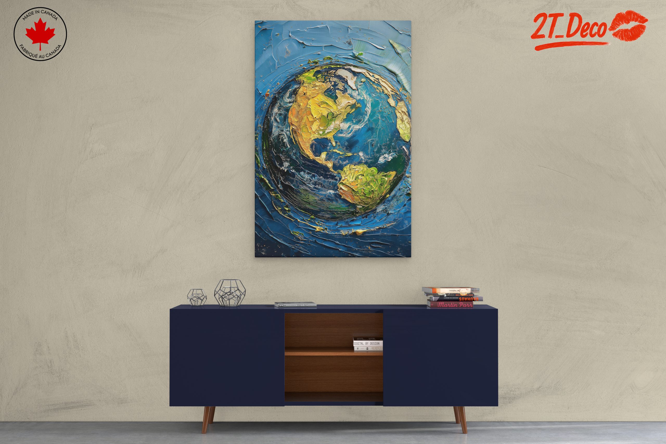 Vibrant Abstract Earth Art - Image 3