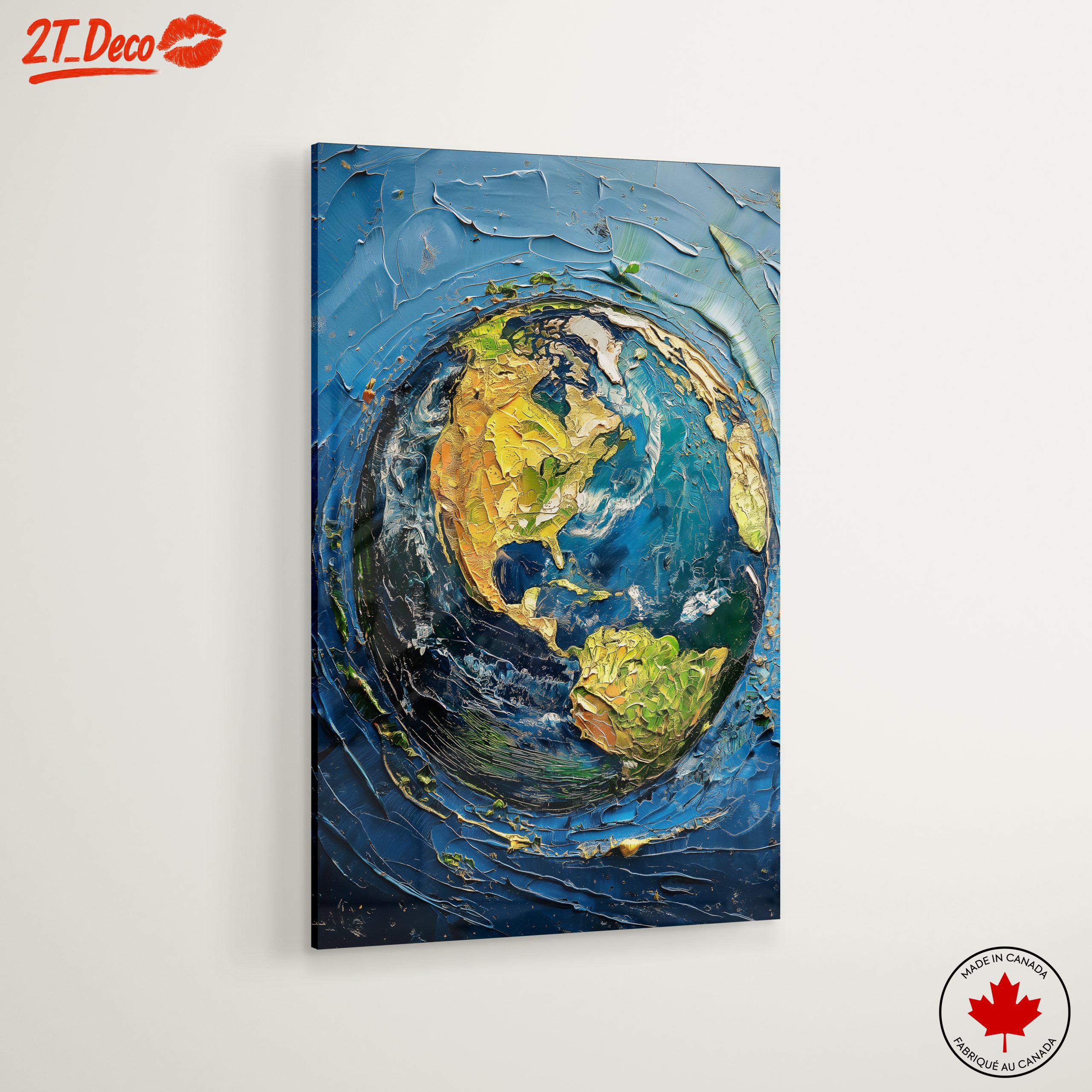 Vibrant Abstract Earth Art - Image 6