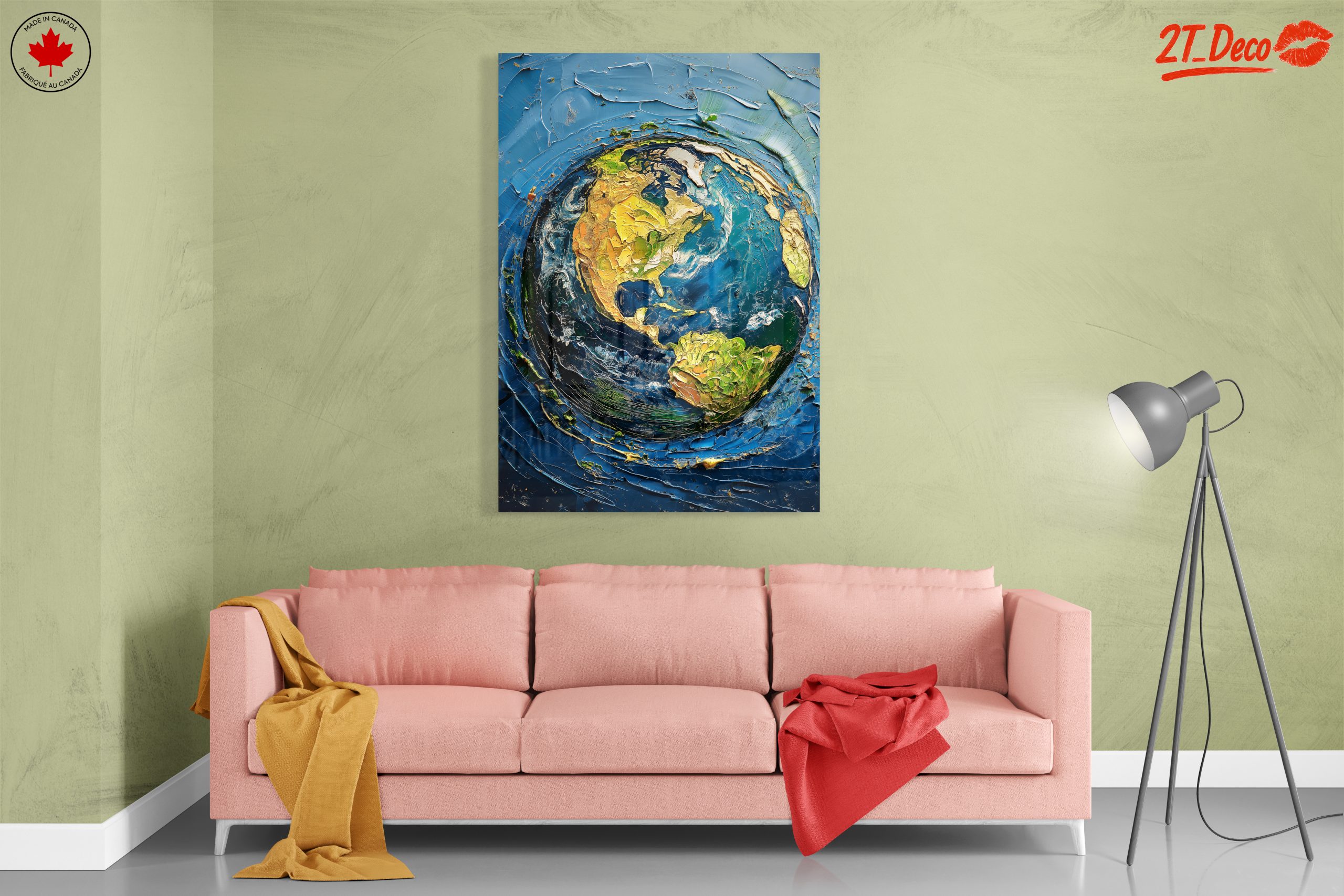 Vibrant Abstract Earth Art - Image 7