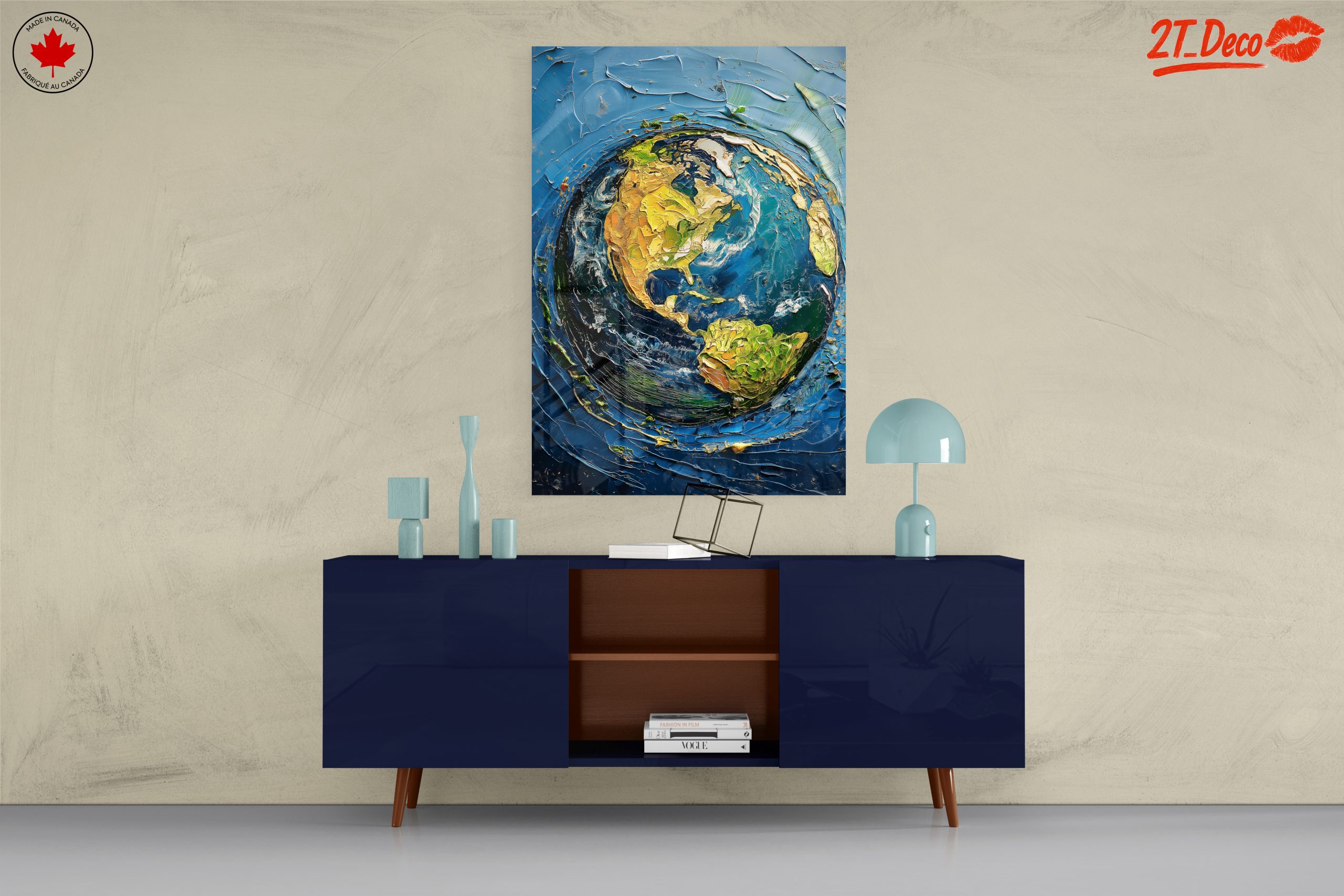 Vibrant Abstract Earth Art - Image 8