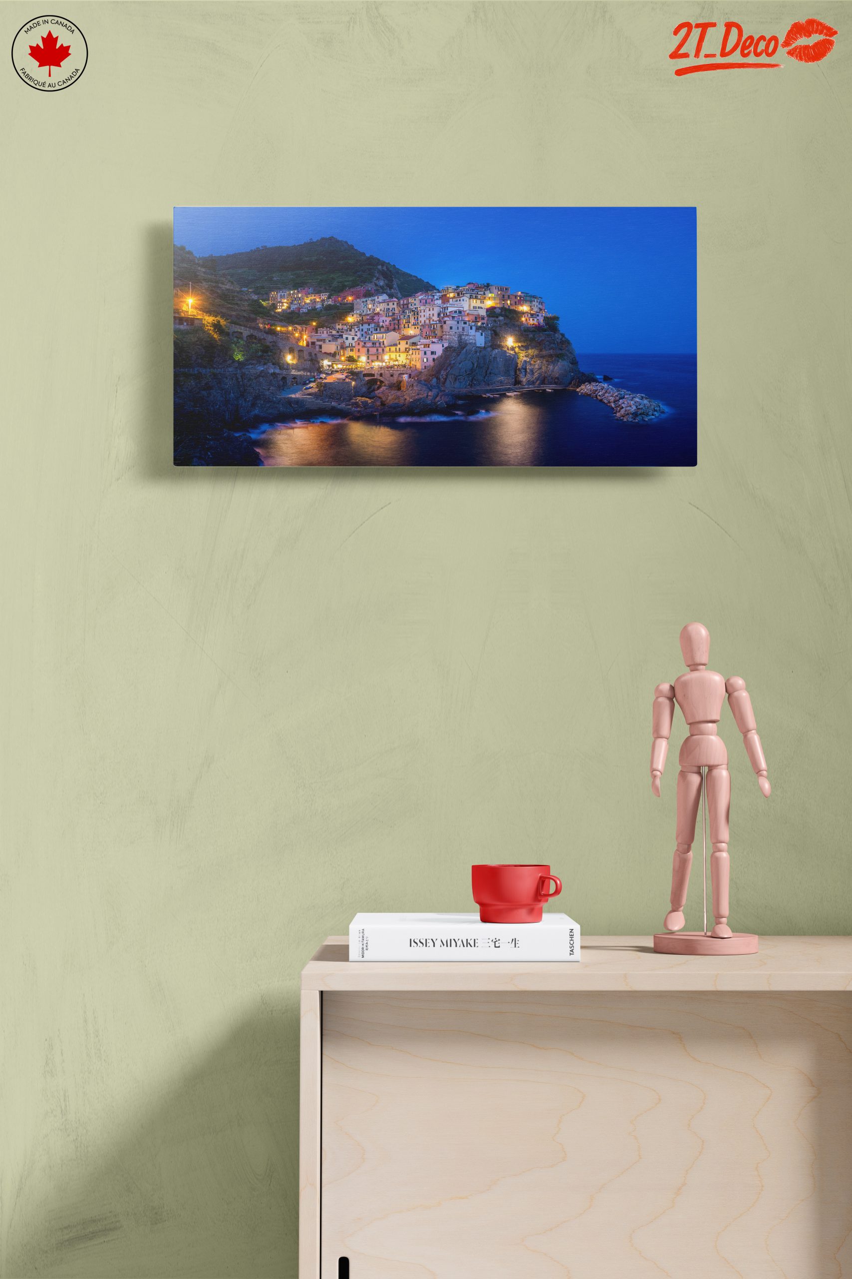 Charming Coastal City at Dusk - Image 14