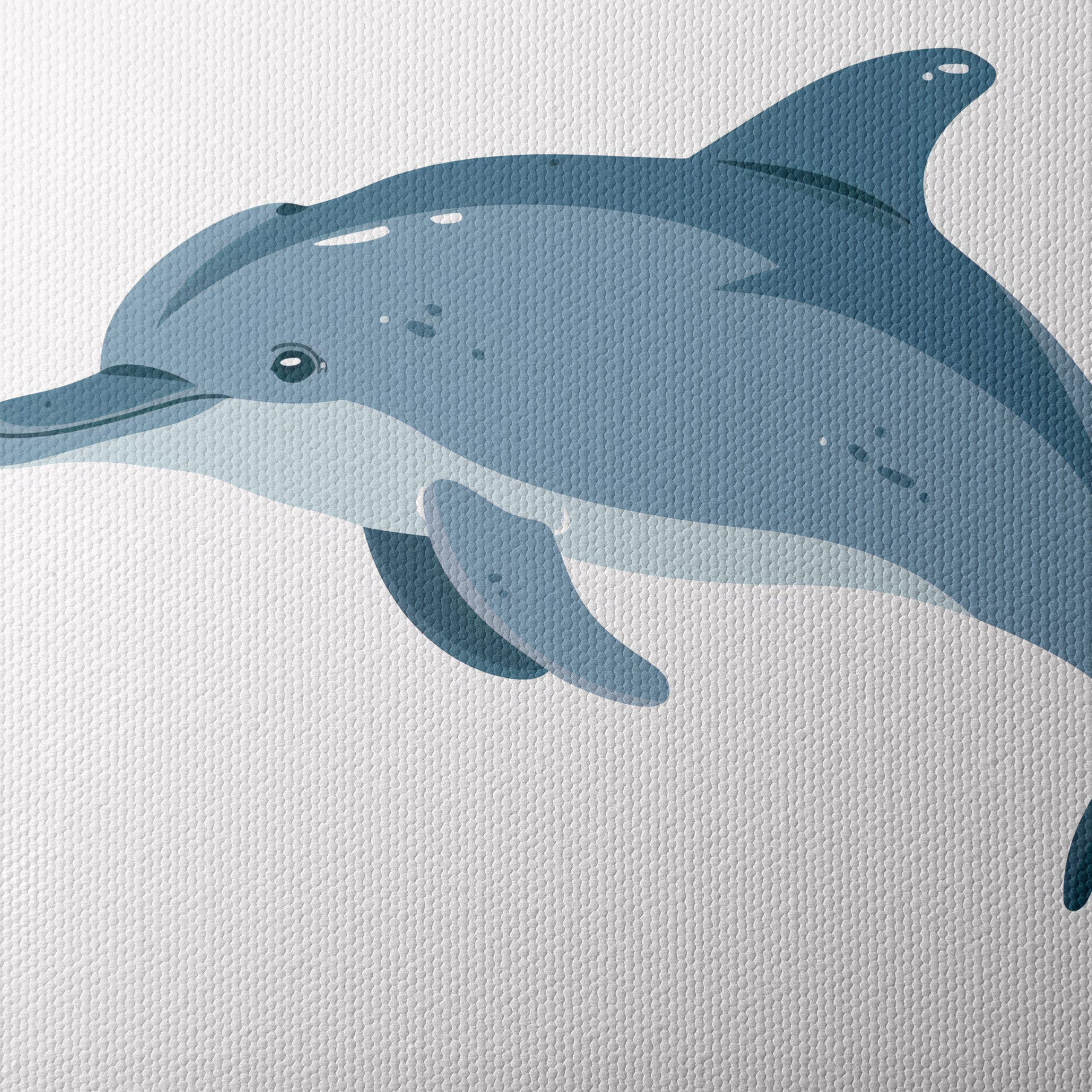 Charming Dolphin Artwork for Ocean Lovers - Image 4