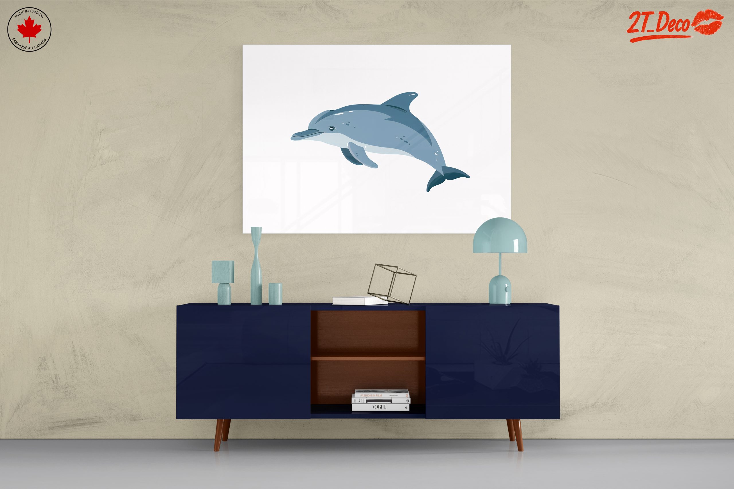 Charming Dolphin Artwork for Ocean Lovers - Image 8