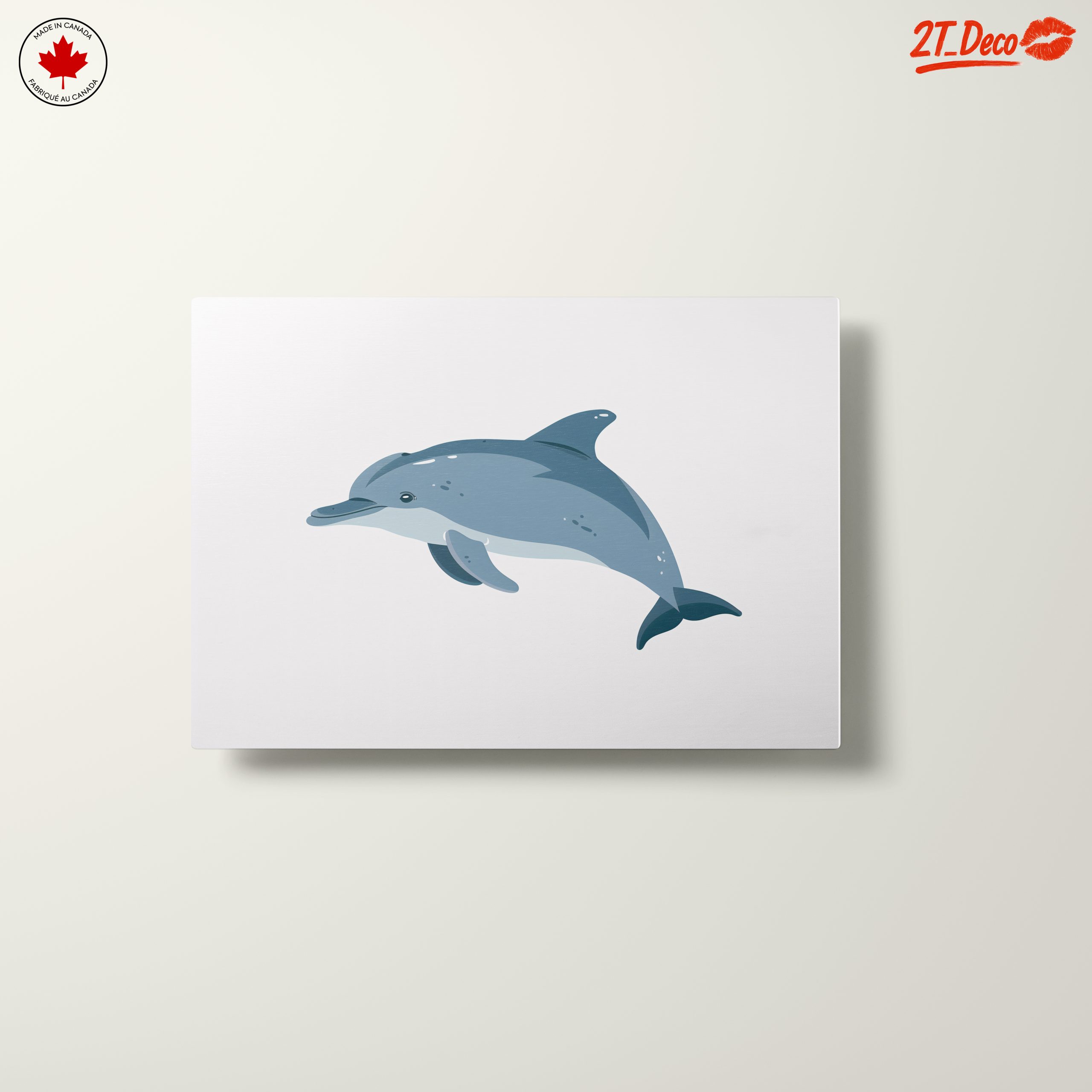 Charming Dolphin Artwork for Ocean Lovers - Image 10