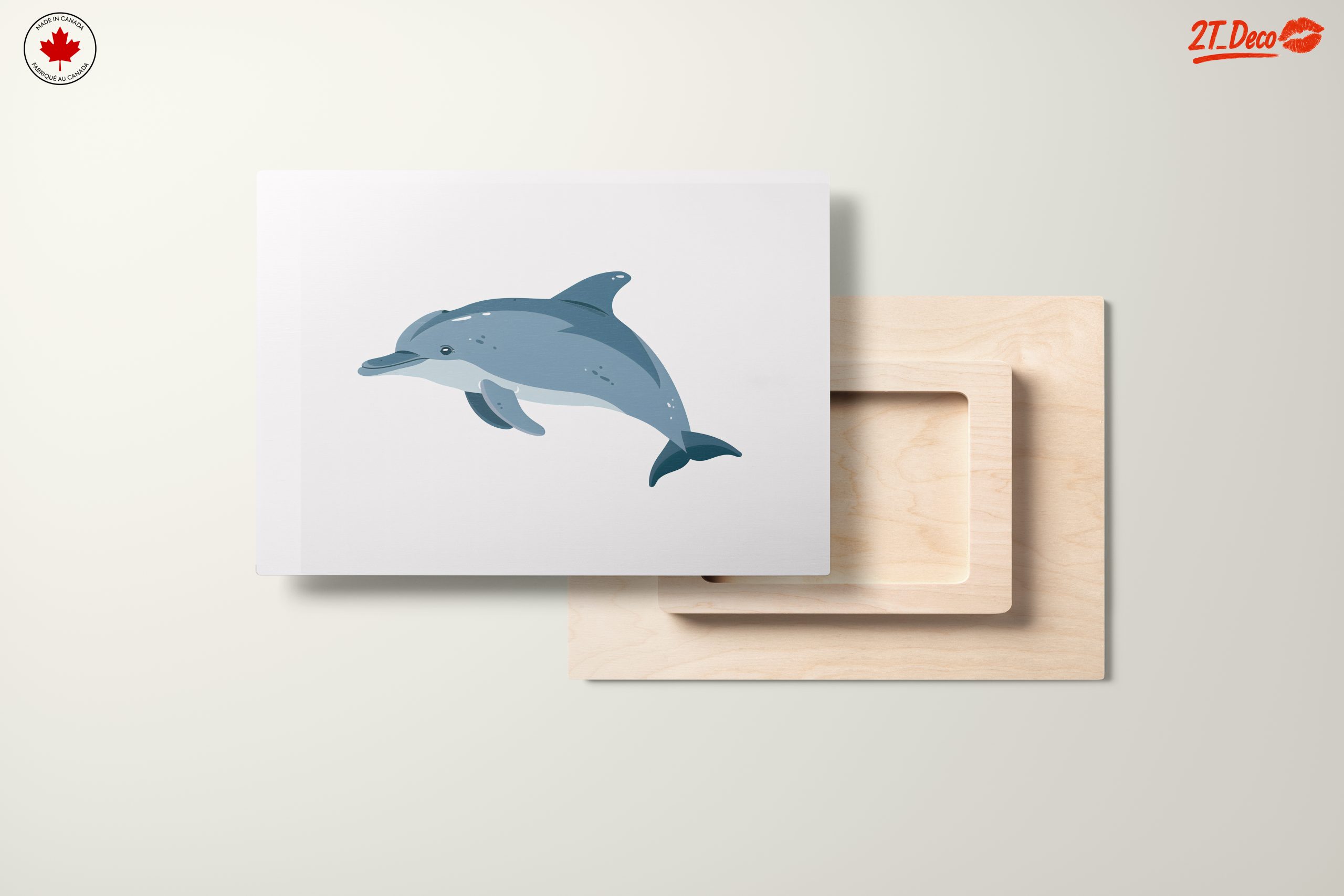 Charming Dolphin Artwork for Ocean Lovers - Image 11