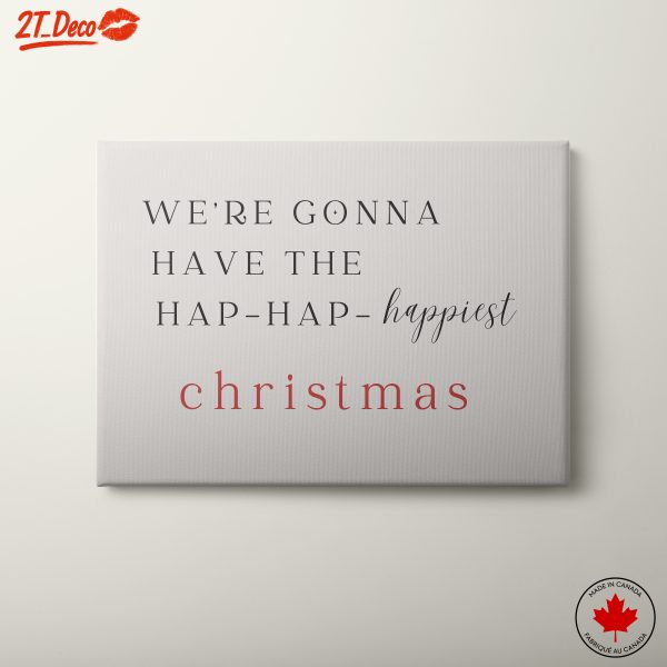 Hap-Hap-Happiest Christmas Wall Art
