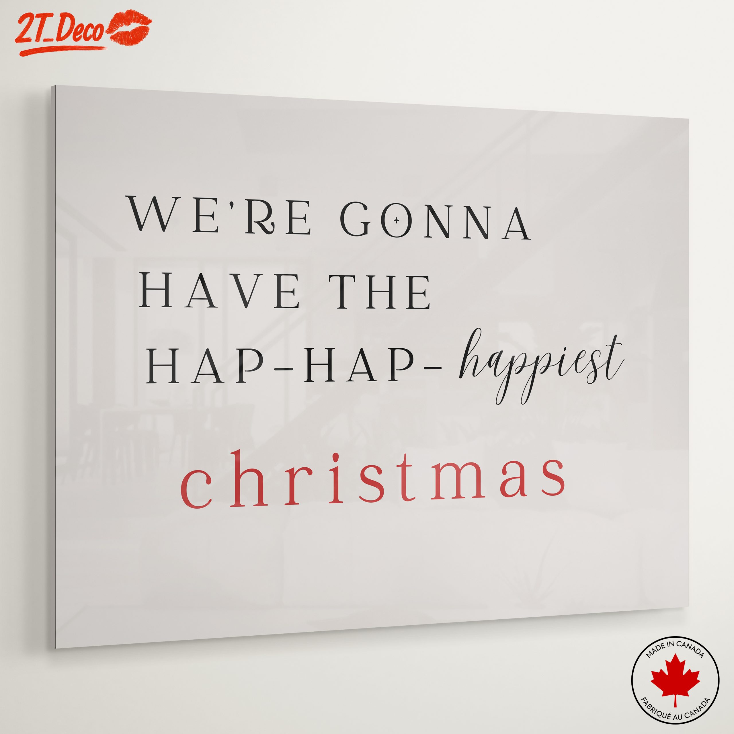 Hap-Hap-Happiest Christmas Wall Art - Image 6