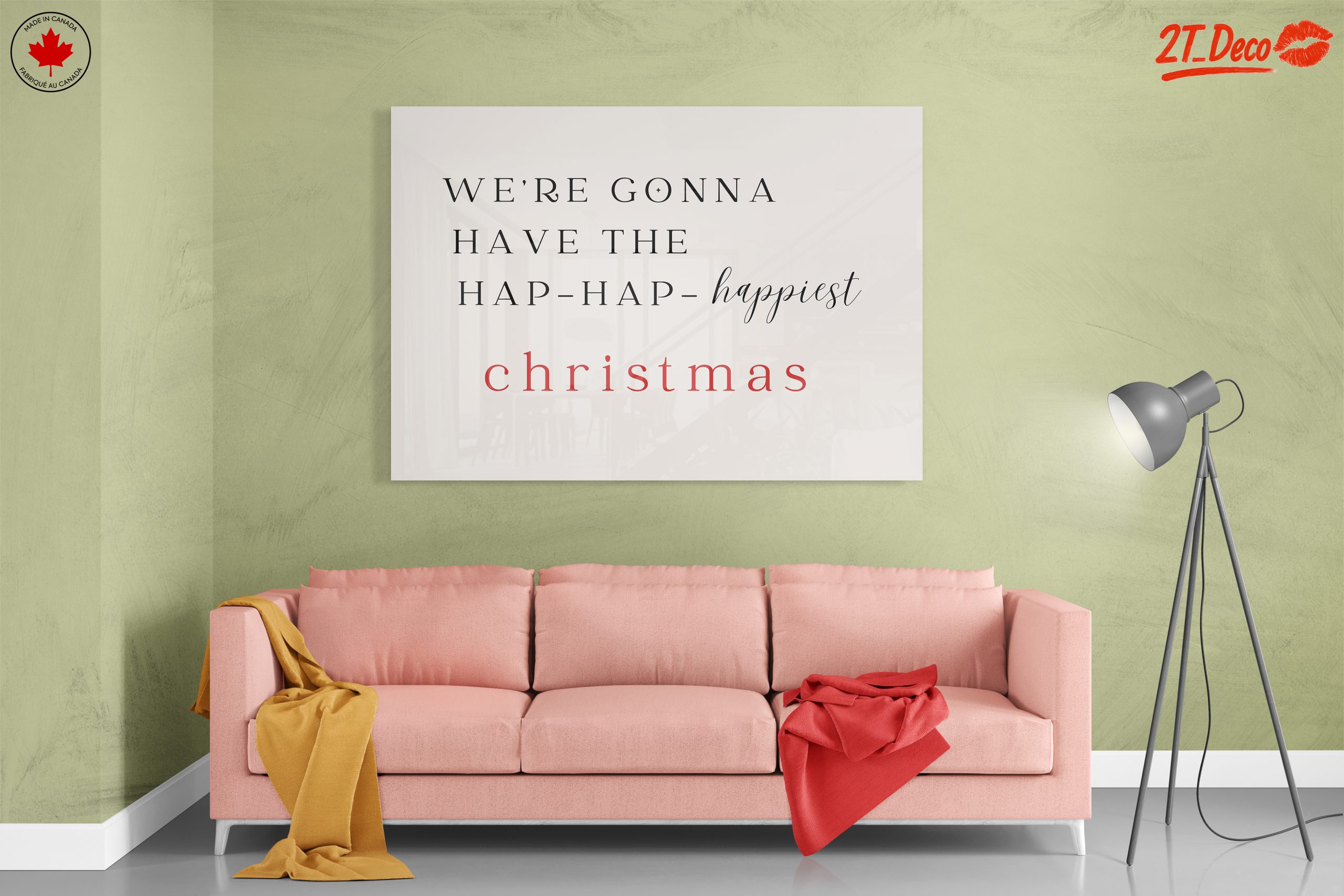 Hap-Hap-Happiest Christmas Wall Art - Image 7