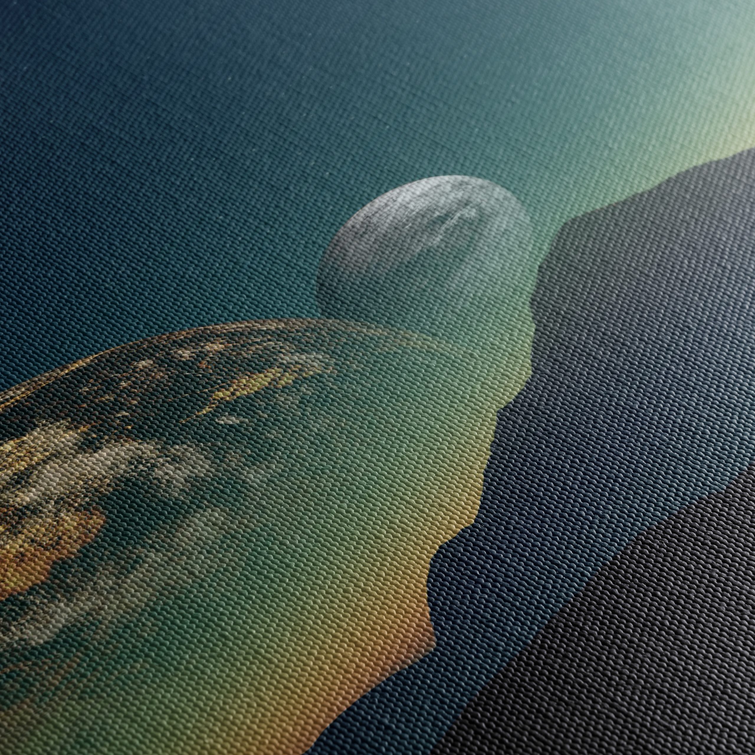 Surreal Cosmic Landscape with Planets - Image 5