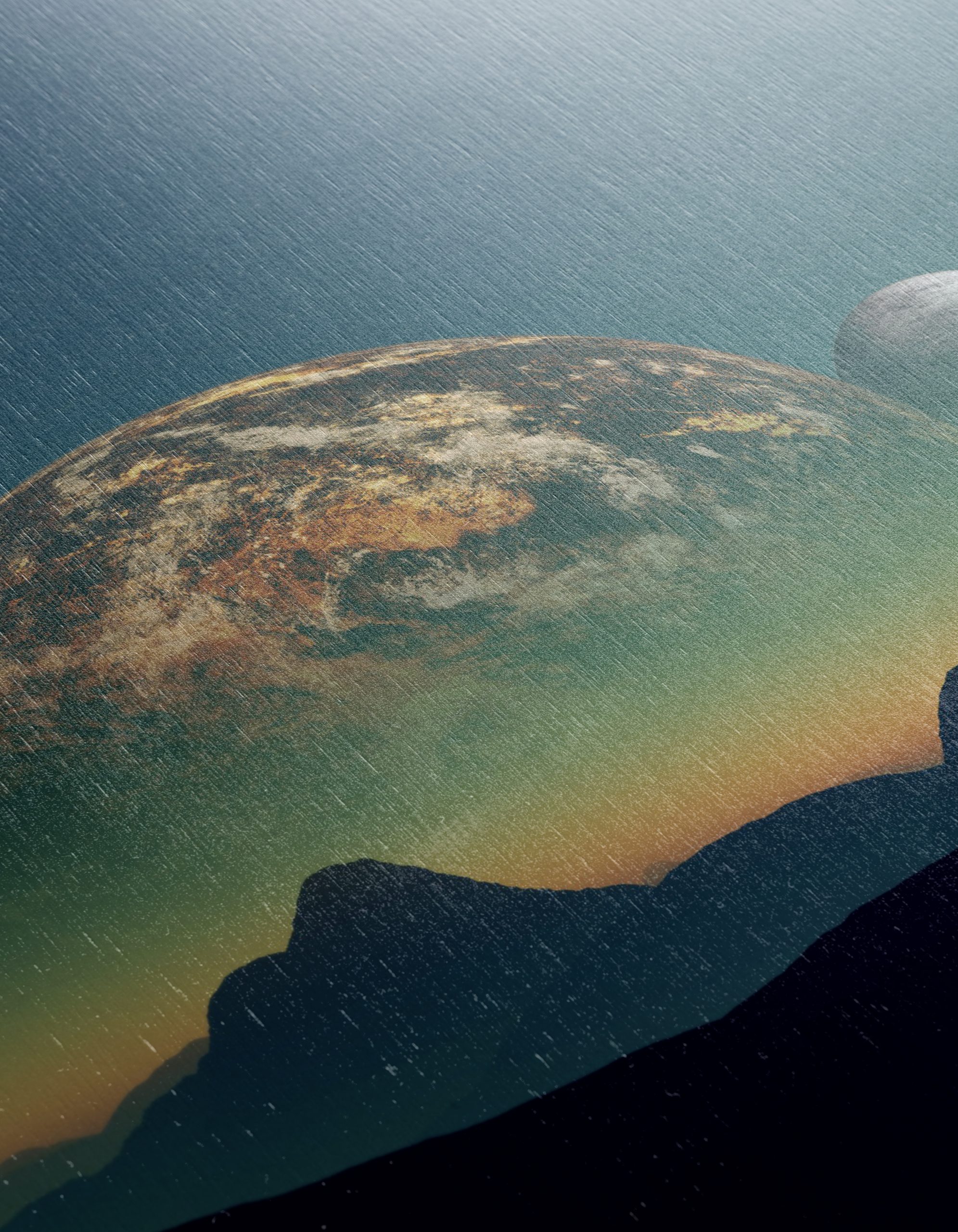 Surreal Cosmic Landscape with Planets - Image 12