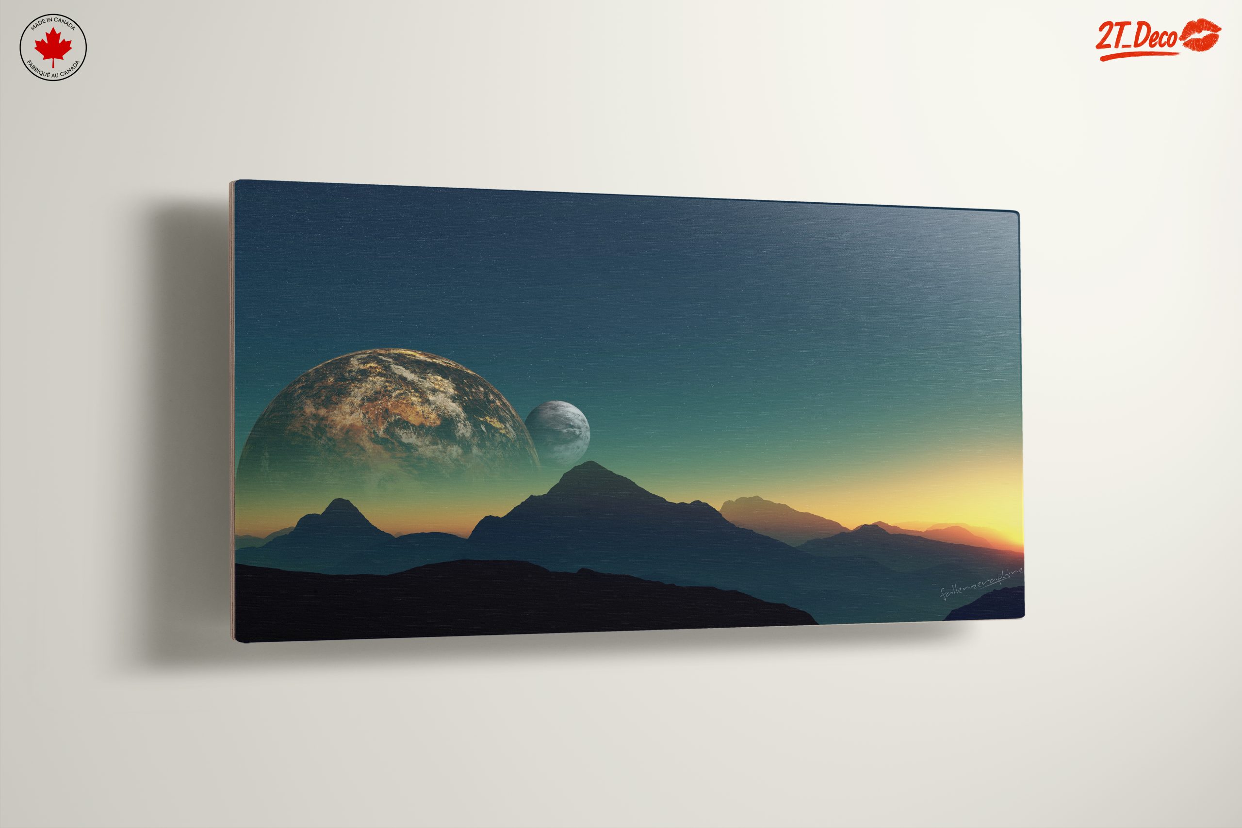 Surreal Cosmic Landscape with Planets - Image 13
