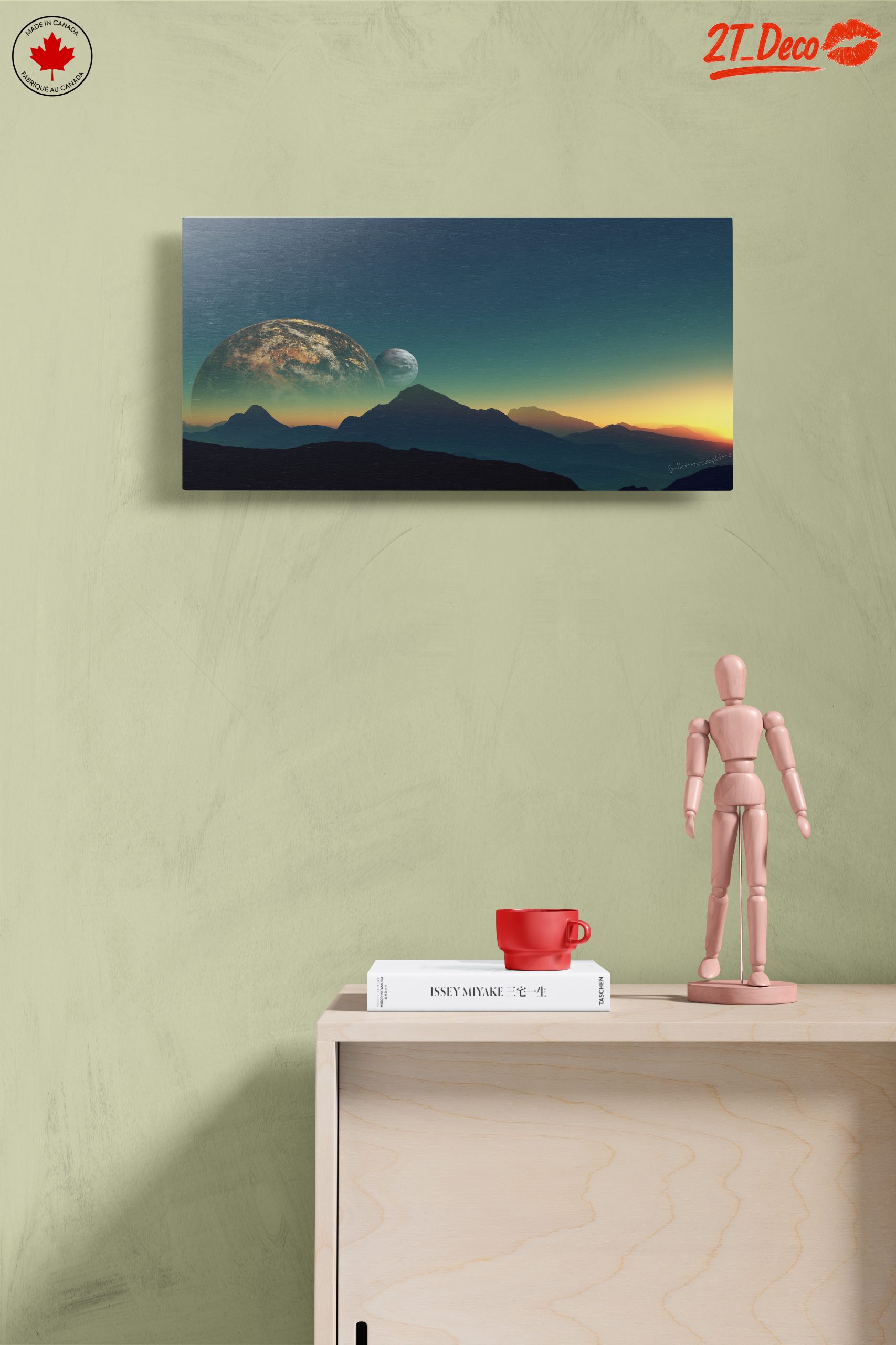 Surreal Cosmic Landscape with Planets - Image 14