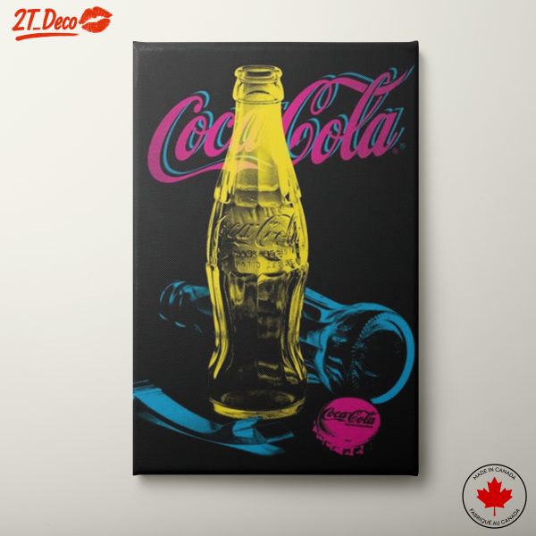 Vibrant Coca-Cola Bottle Art