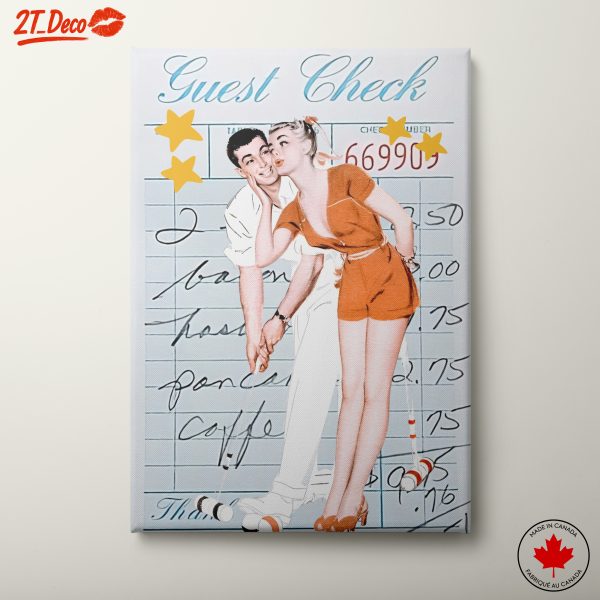 Vintage Scene with Playful Characters