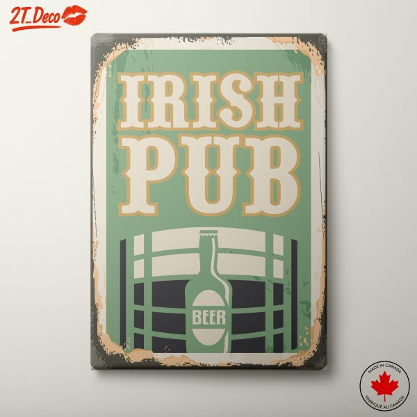 Vintage Irish Pub Sign Art