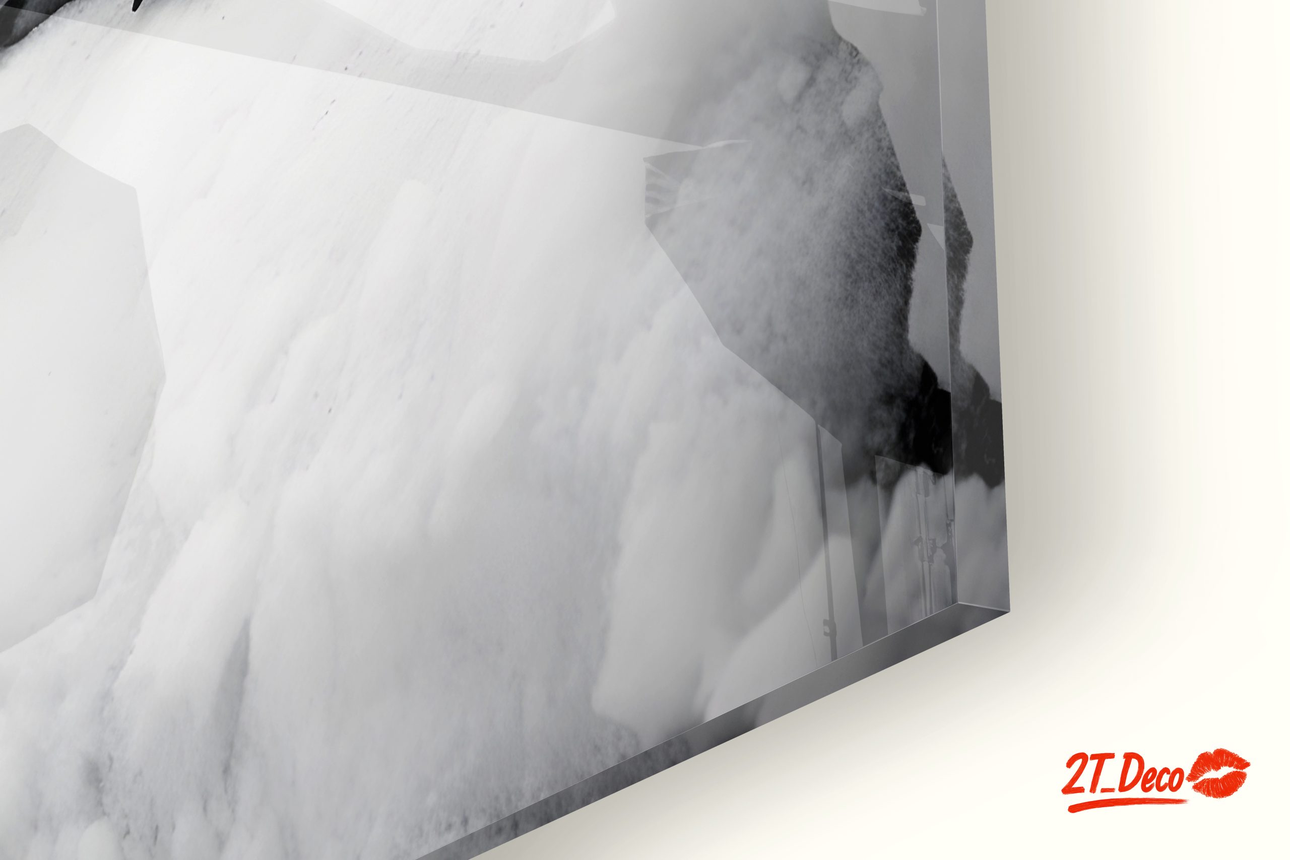 Black and White Artistic Penguin Family - Image 9