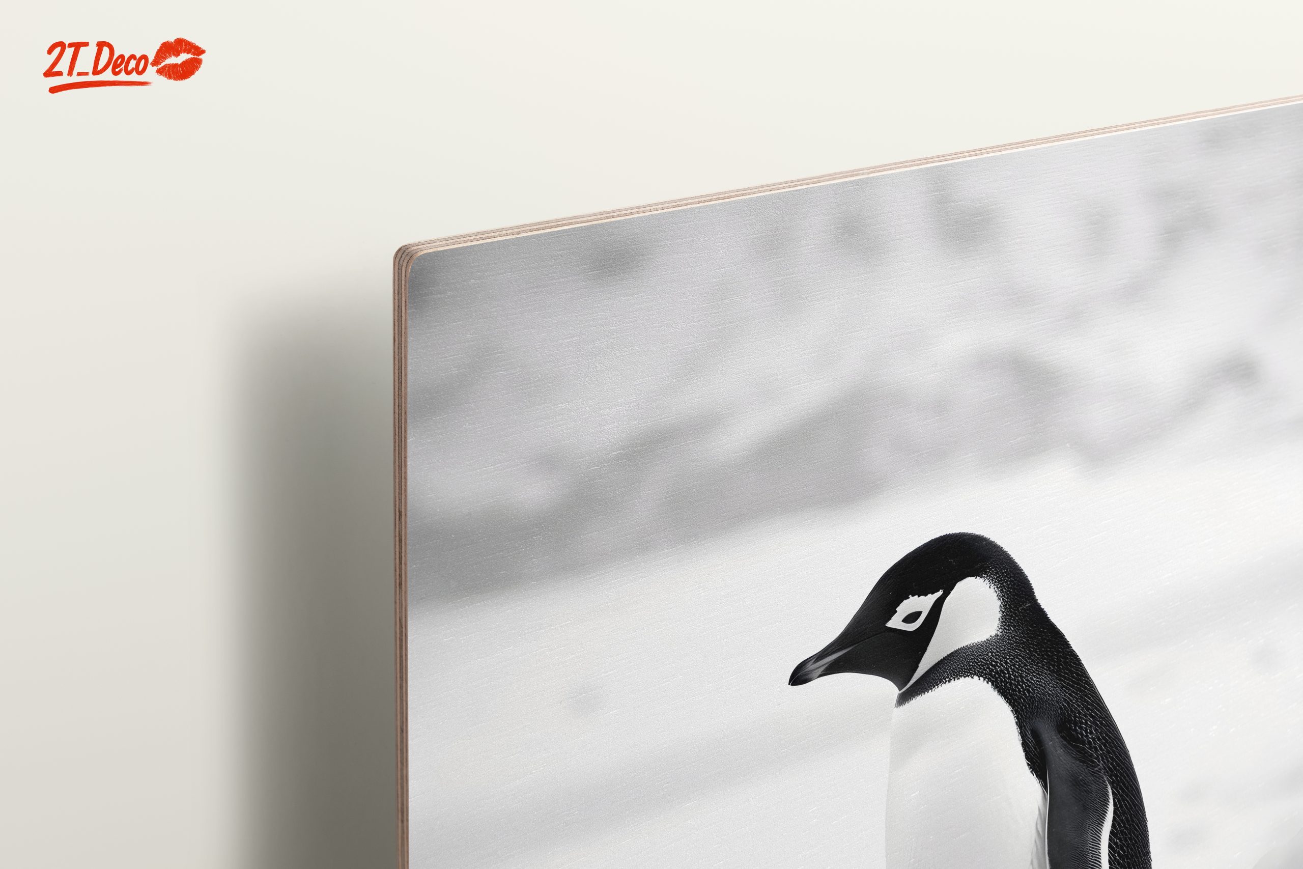 Black and White Artistic Penguin Family - Image 15