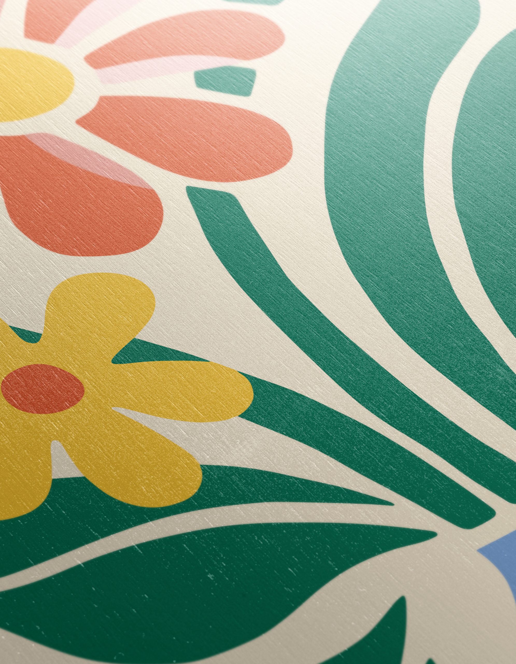 Stylized Floral Arrangement in Botanical Abstract Art - Image 12