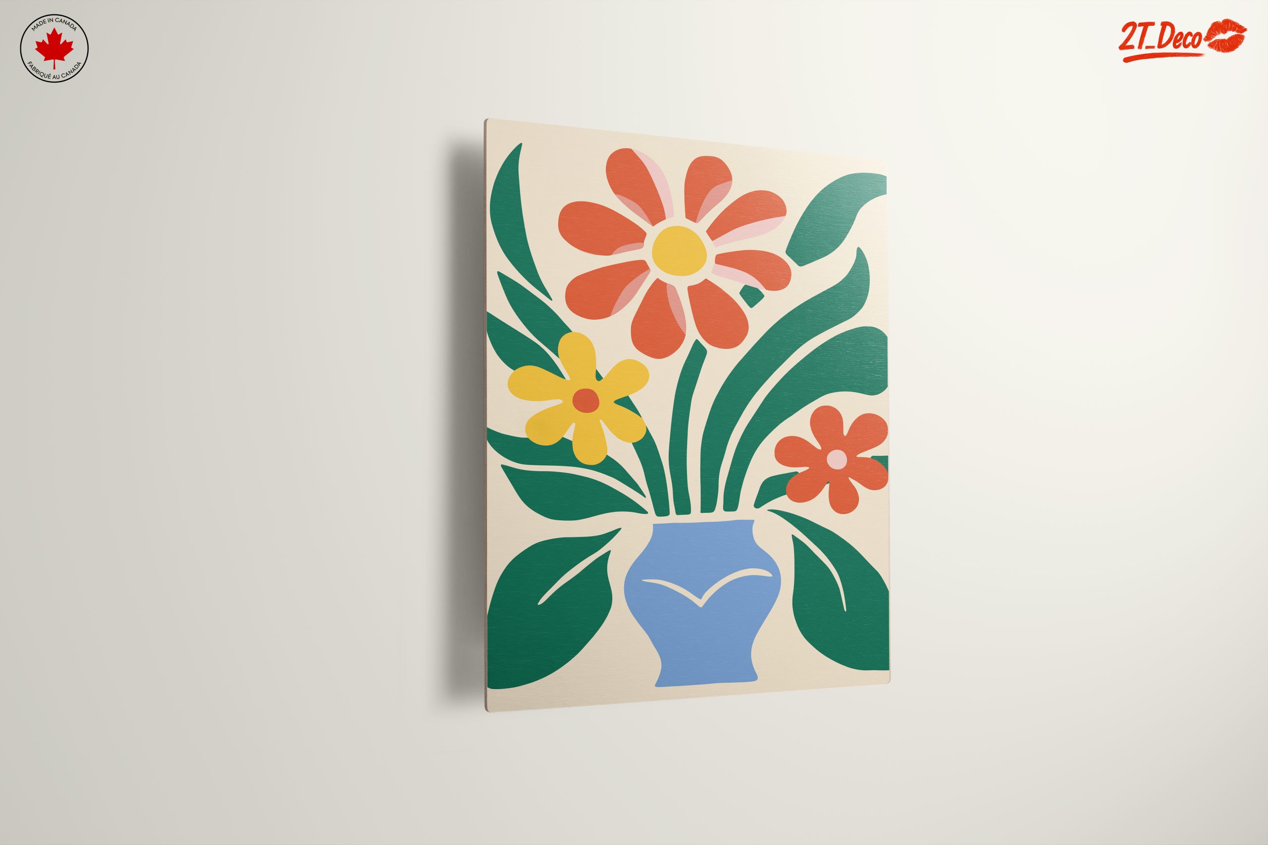 Stylized Floral Arrangement in Botanical Abstract Art - Image 13