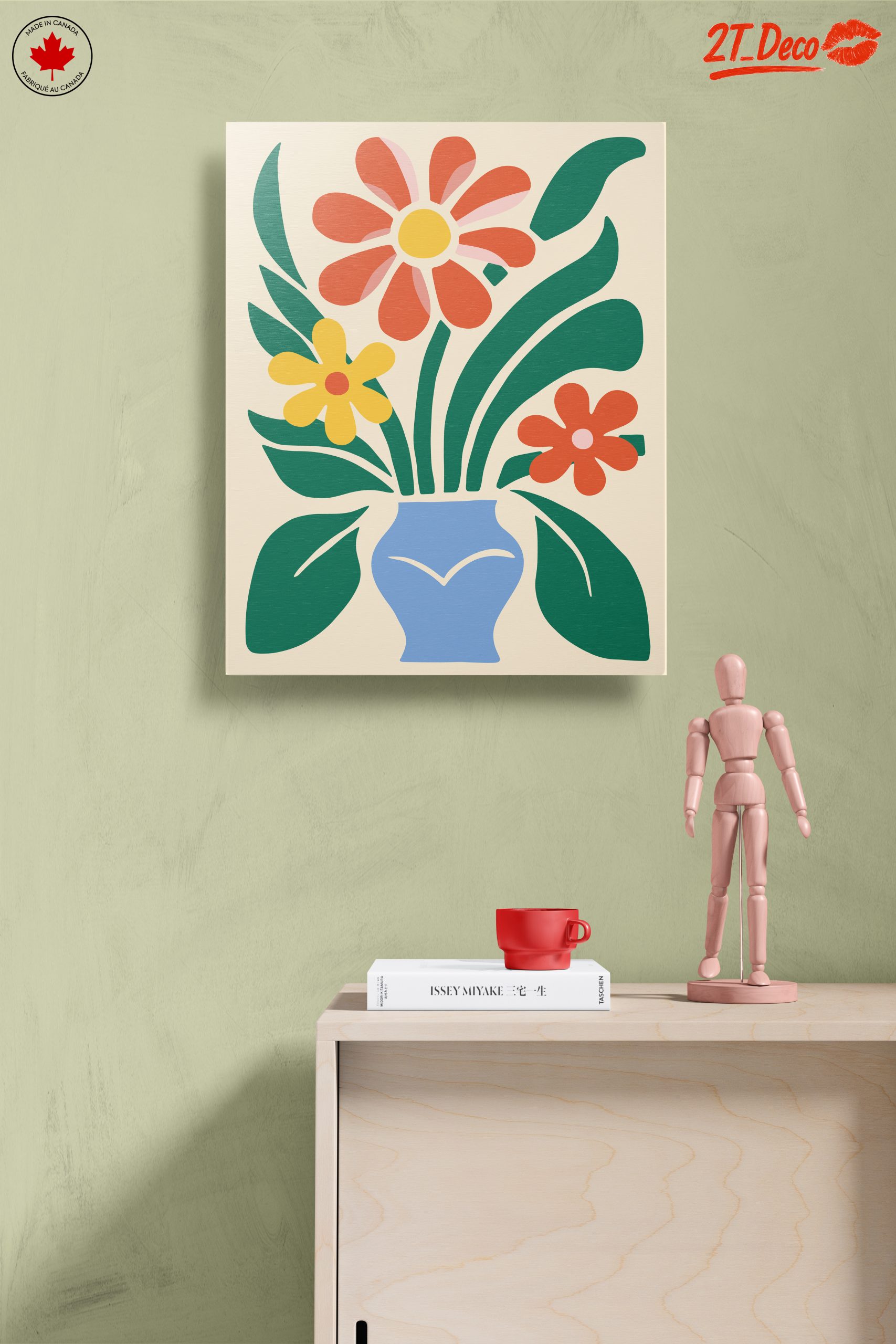 Stylized Floral Arrangement in Botanical Abstract Art - Image 14