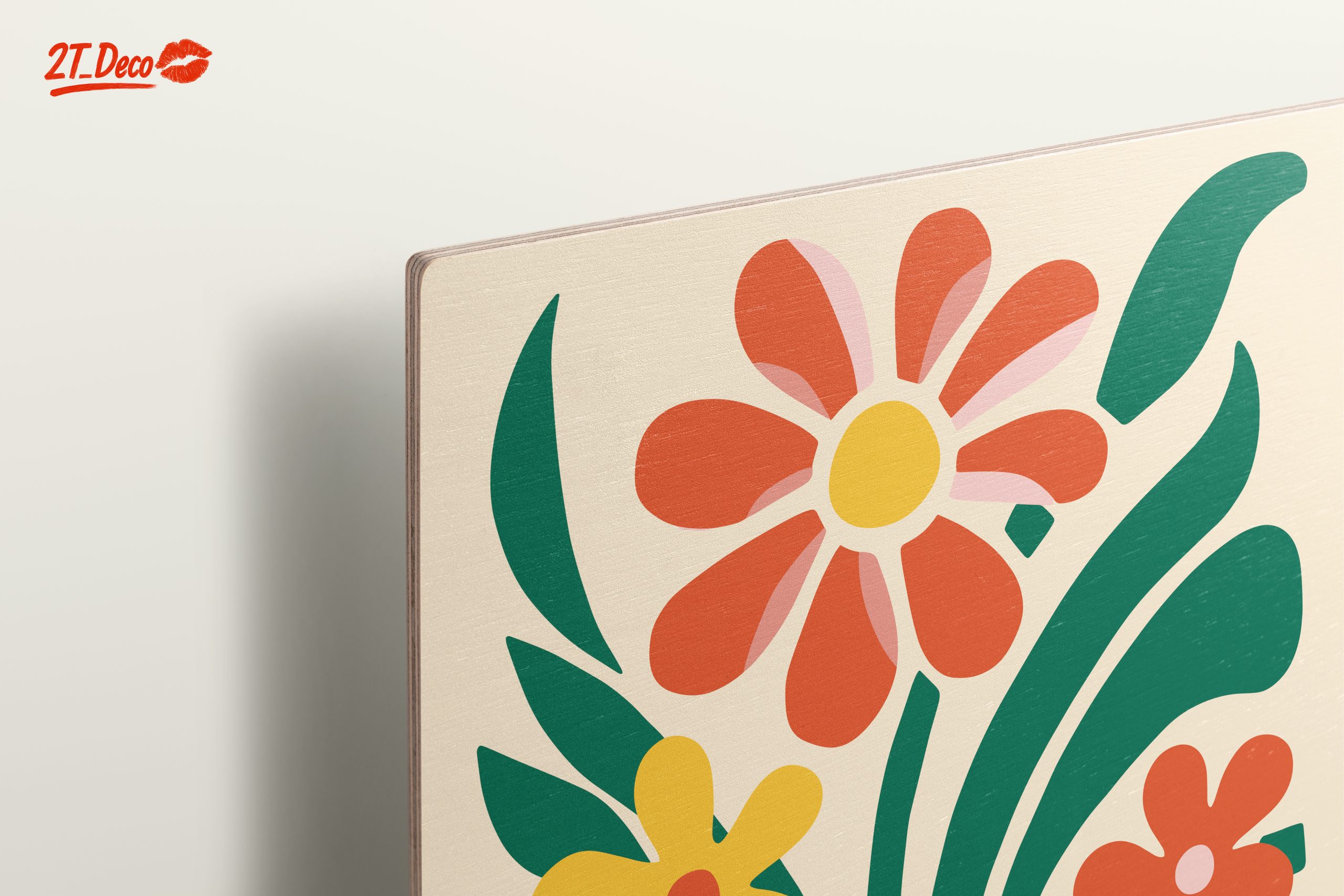 Stylized Floral Arrangement in Botanical Abstract Art - Image 15
