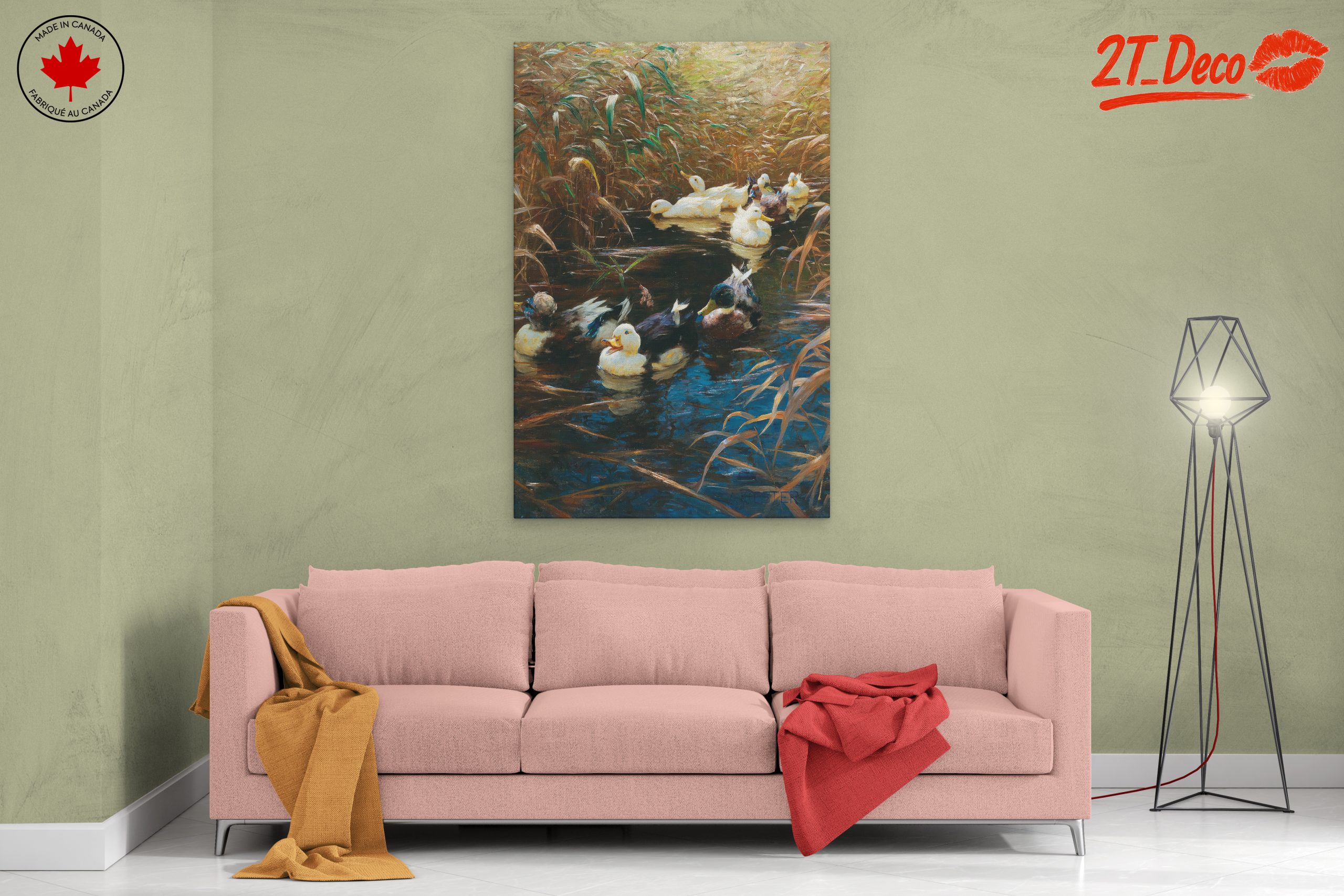 Ducks Gliding Through Tranquil Waters - Image 2