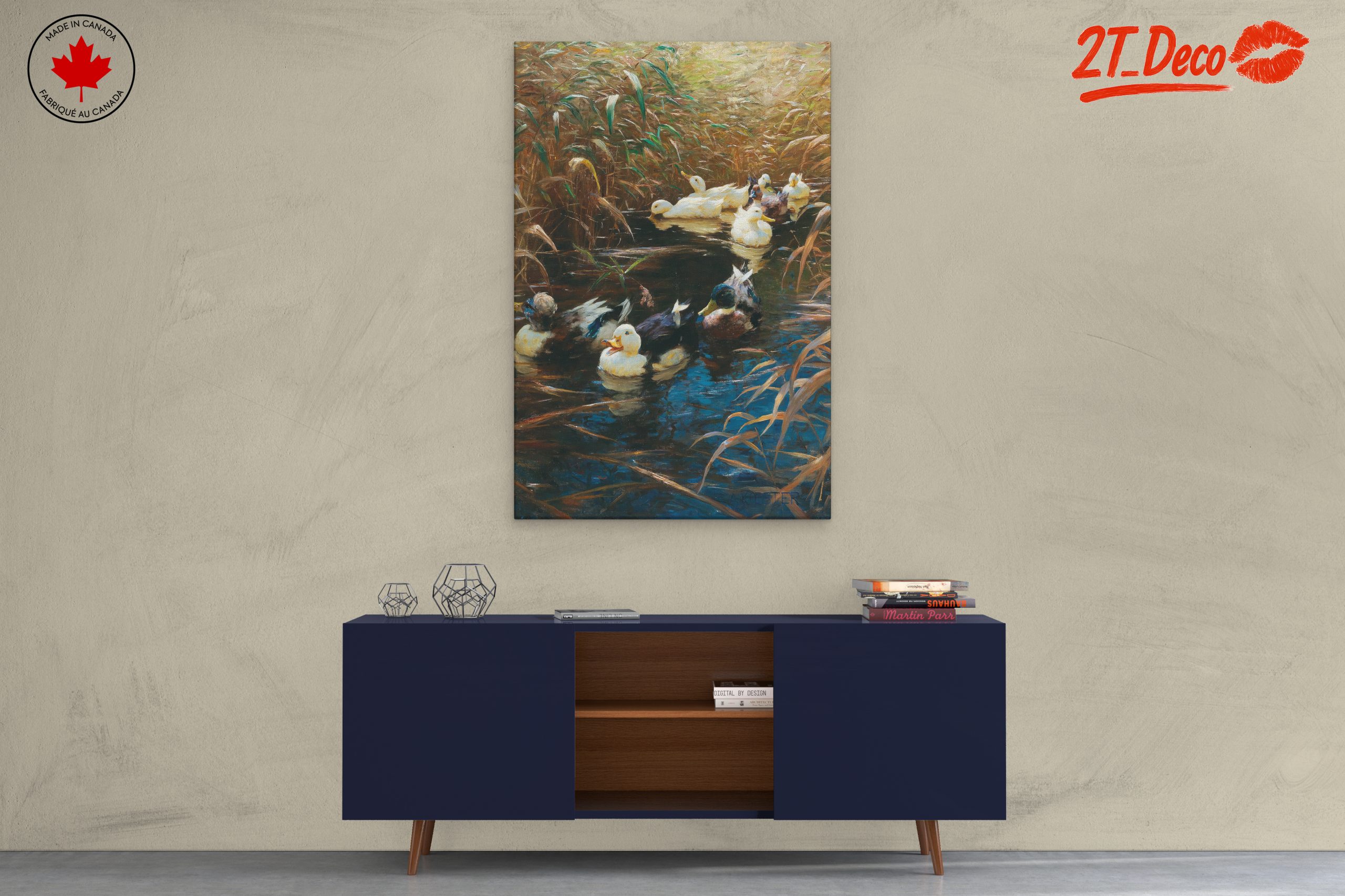 Ducks Gliding Through Tranquil Waters - Image 3