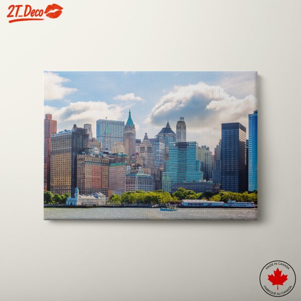 New York City Skyline in Bright Light