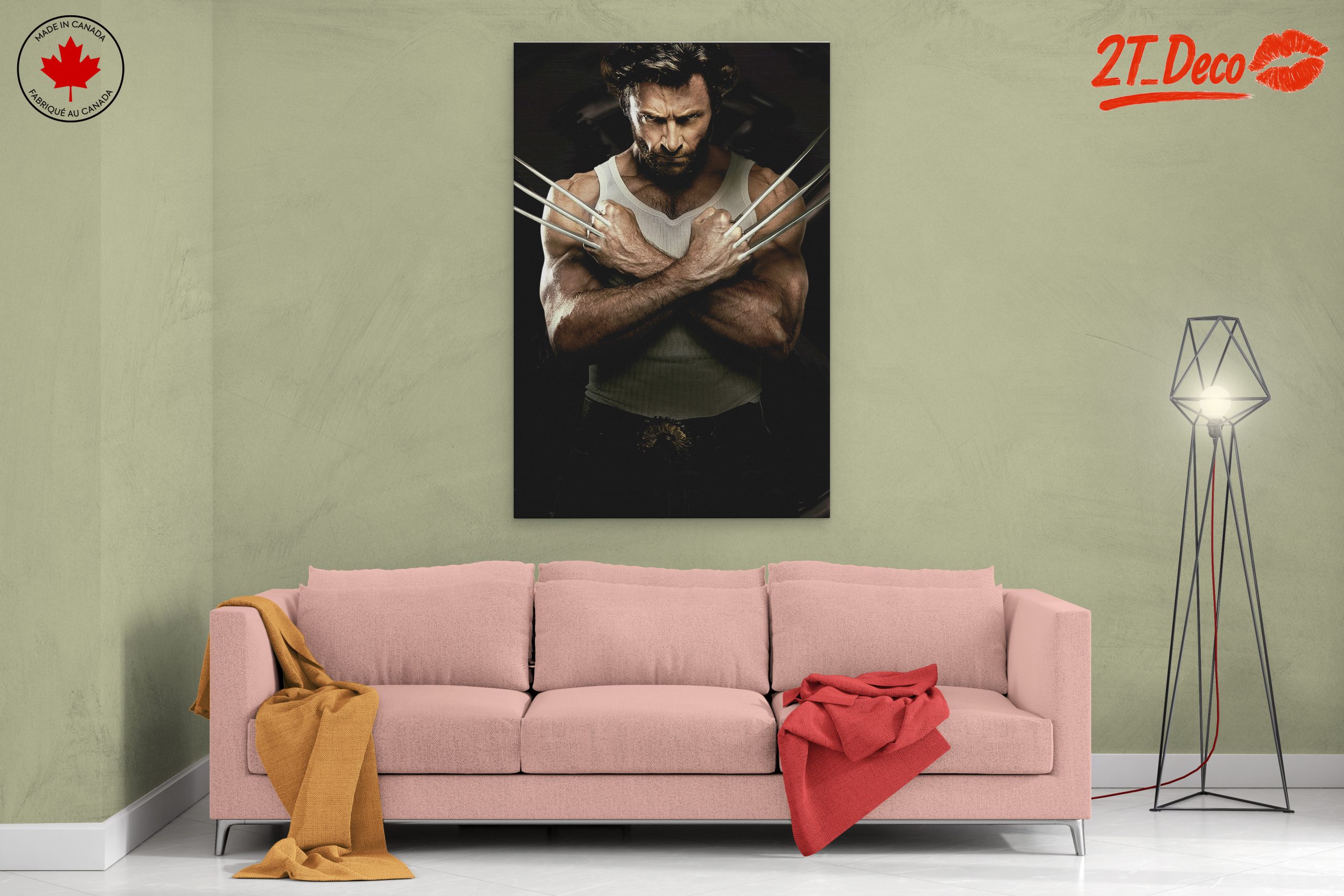 Wolverine Comic Art Featuring Iconic Claws - Image 2