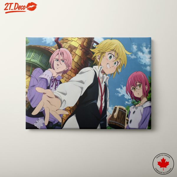 Nanatsu No Taizai Characters in Colorful Scene