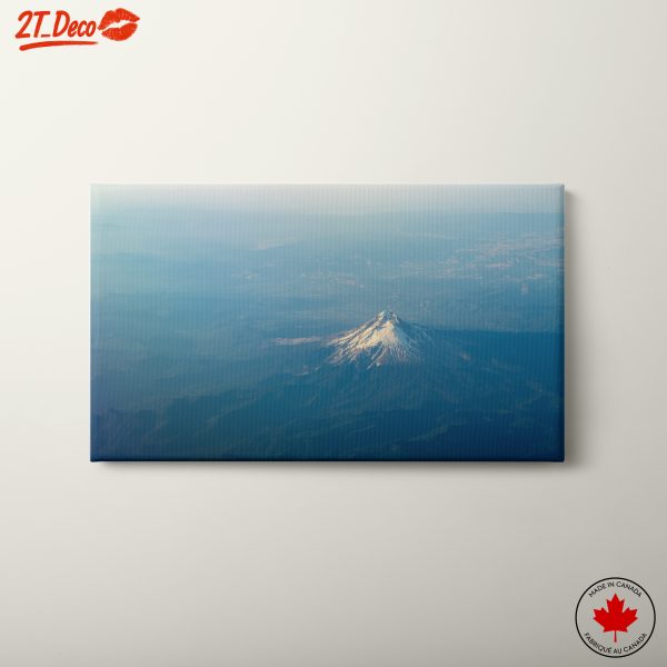 Majestic Volcano Landscape in Soft Hues
