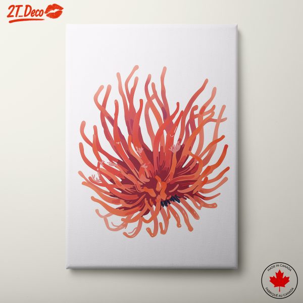 Vibrant Abstract Marine Life Artwork