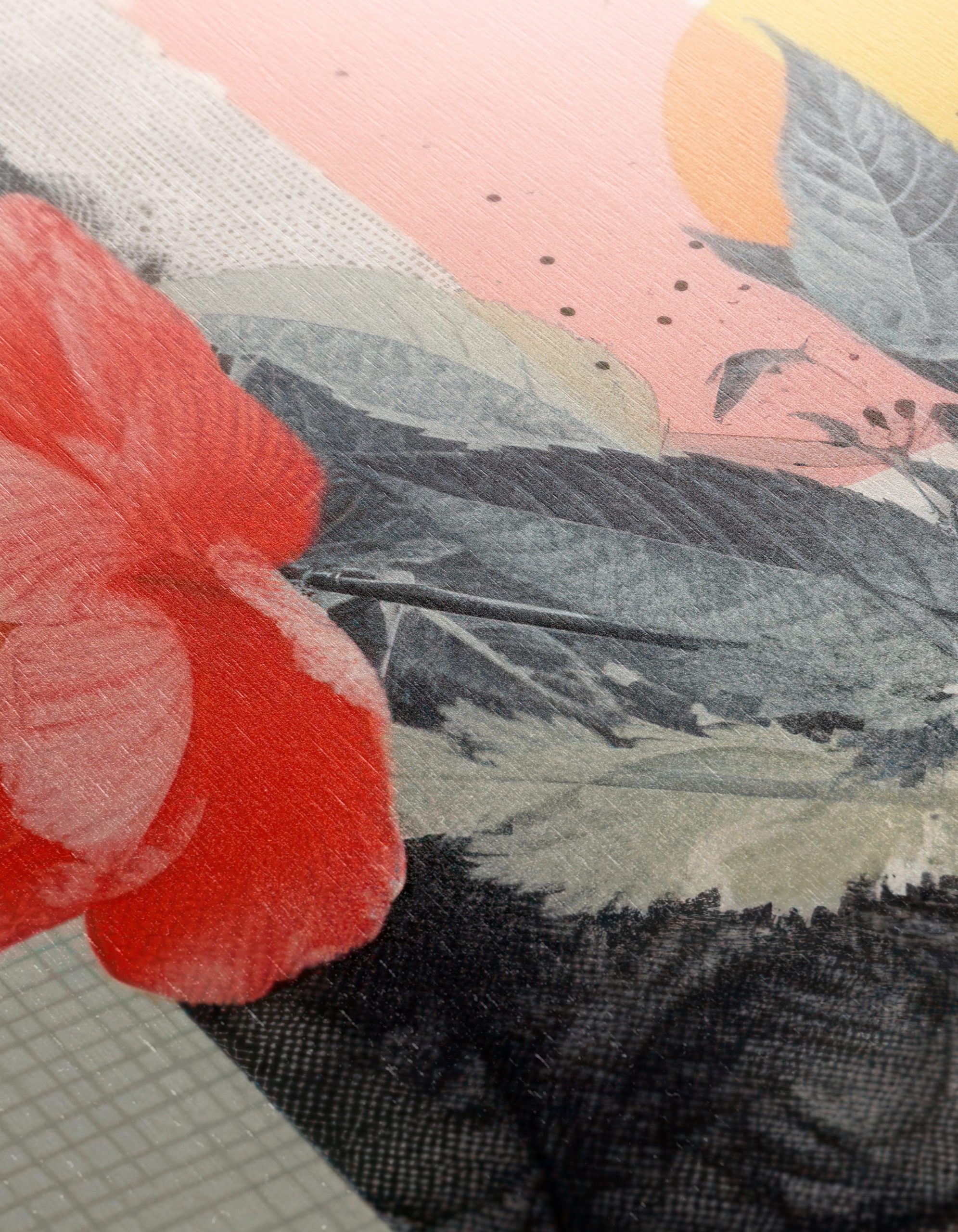 Vibrant Botanical Abstract Art with Floral Elements - Image 12