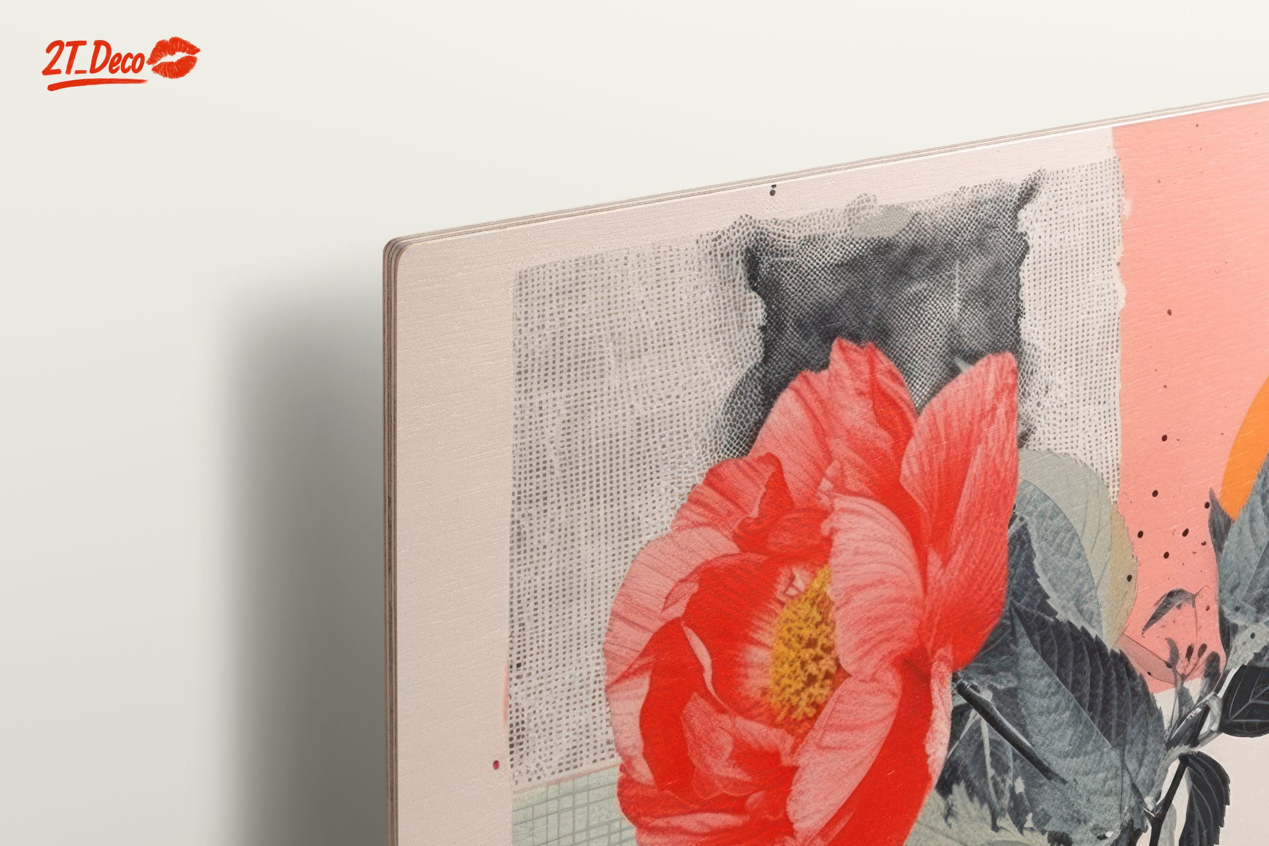 Vibrant Botanical Abstract Art with Floral Elements - Image 15