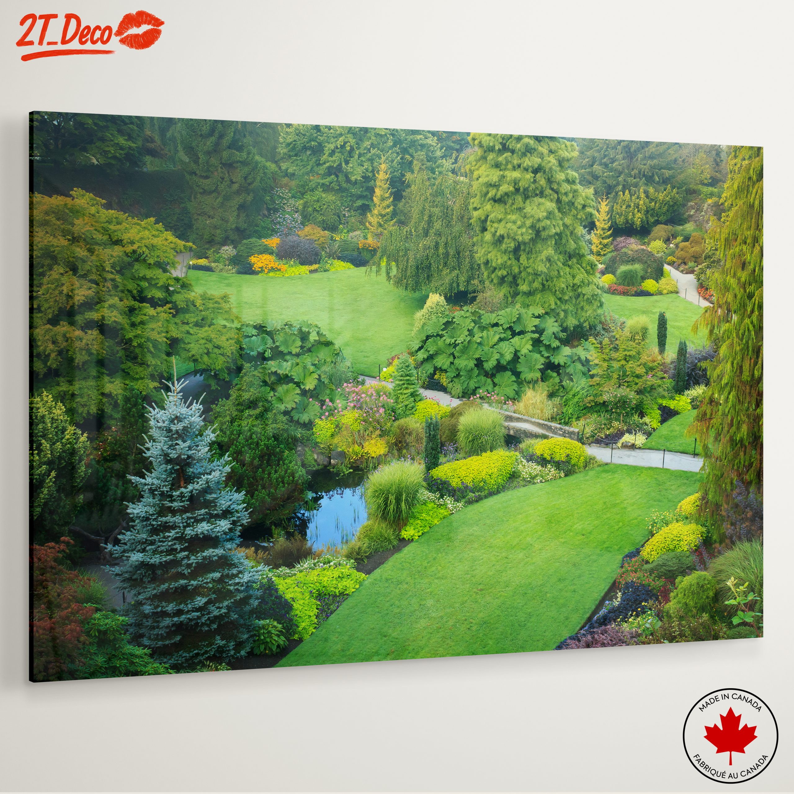 Lush Garden Landscape with Vibrant Flora - Image 6