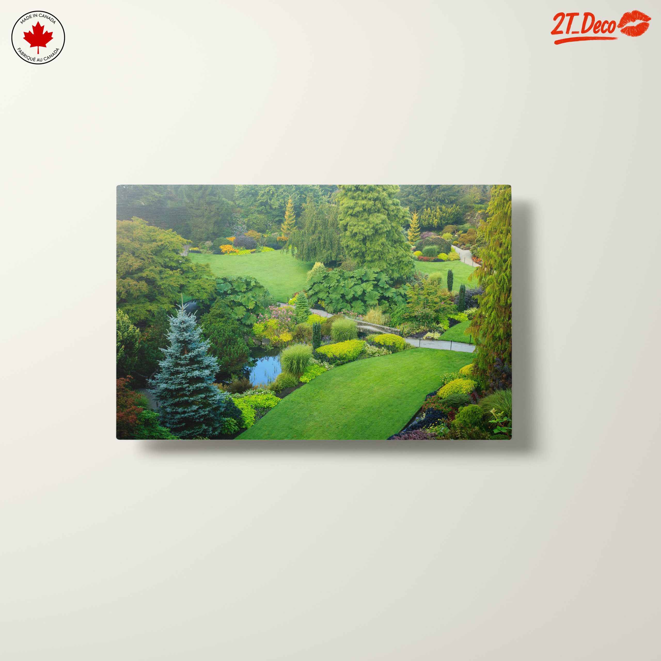 Lush Garden Landscape with Vibrant Flora - Image 10
