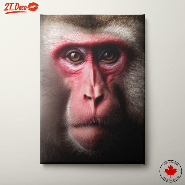 Close-Up Monkey Portrait Wall Art