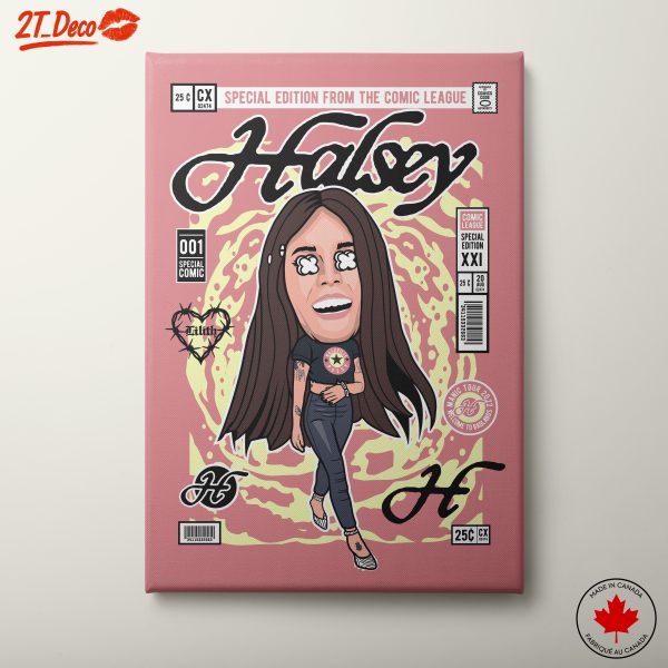 Halsey Pop Culture Character Art