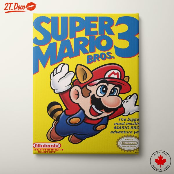 Super Mario Brothers 3 Vintage Game Art