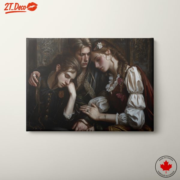 Emotive Elegant Portrait of Three Figures