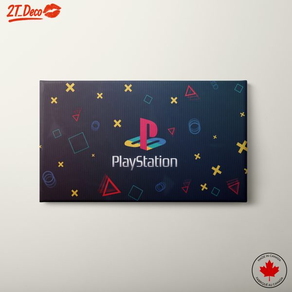 Colorful PlayStation Logo Design Art
