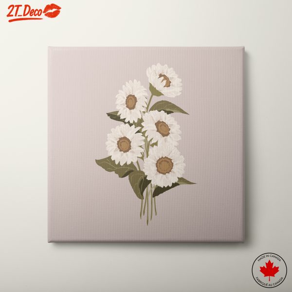 Stylized Floral Arrangement in Soft Tones