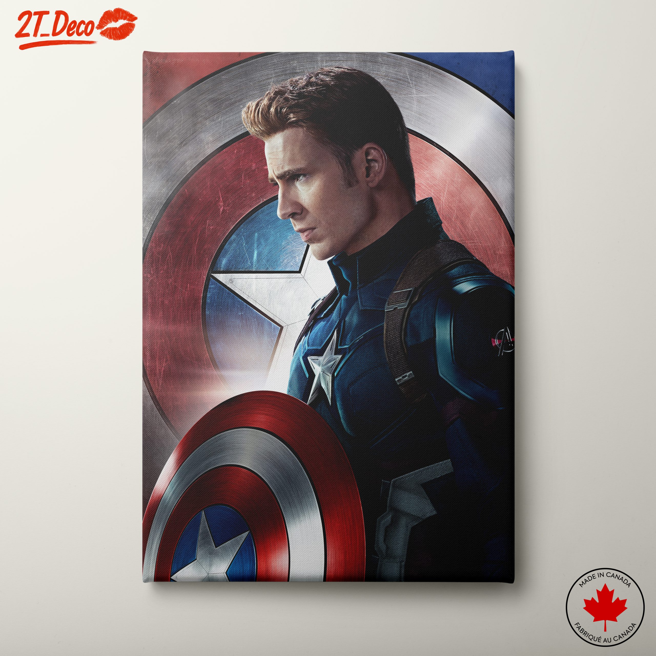 Epic Captain America Art Depiction