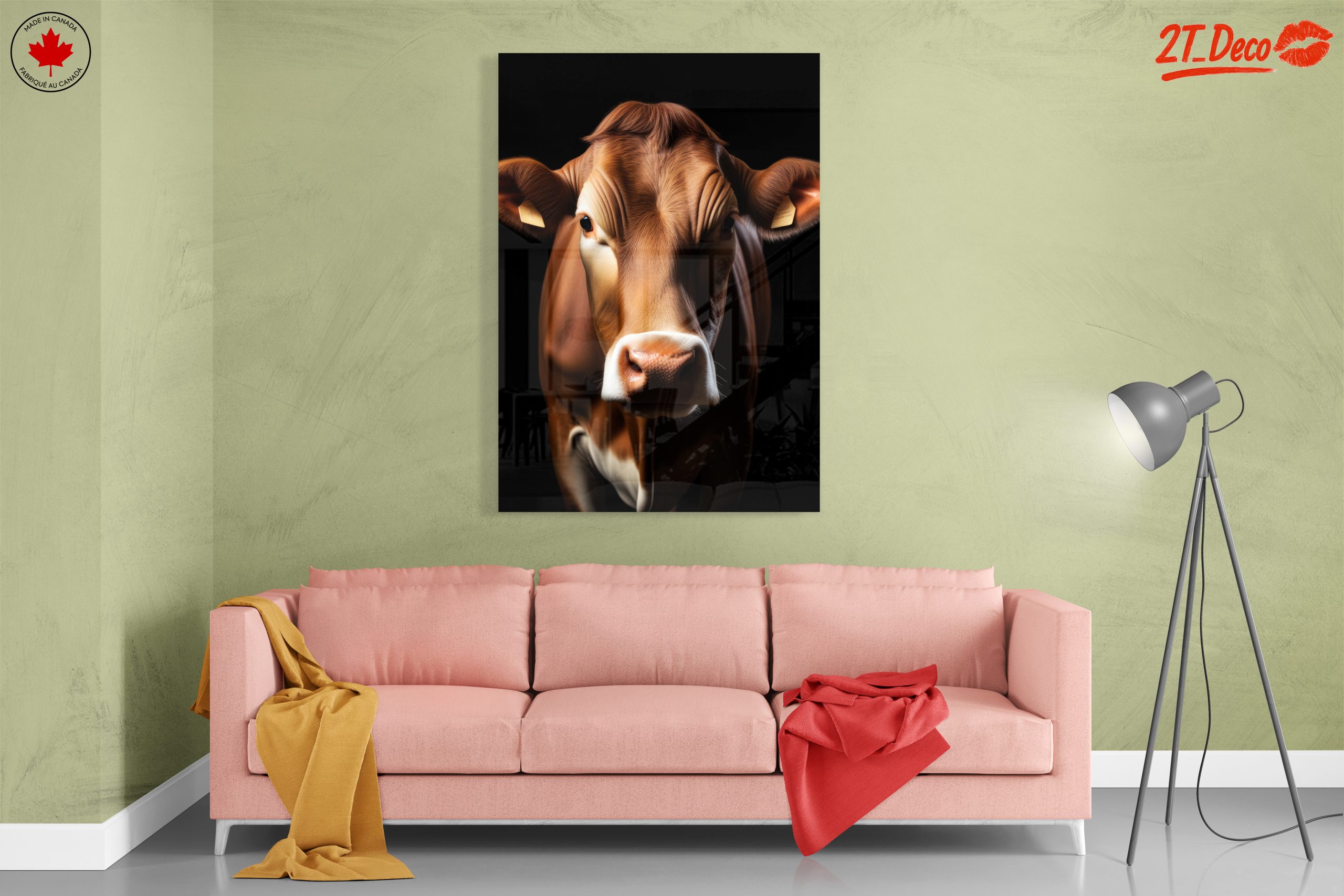 Realistic Cow Portrait Art for Farm Lovers - Image 7