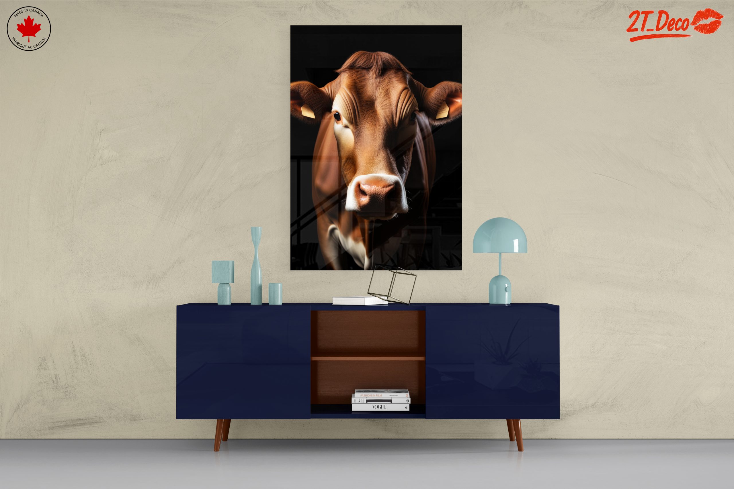 Realistic Cow Portrait Art for Farm Lovers - Image 8