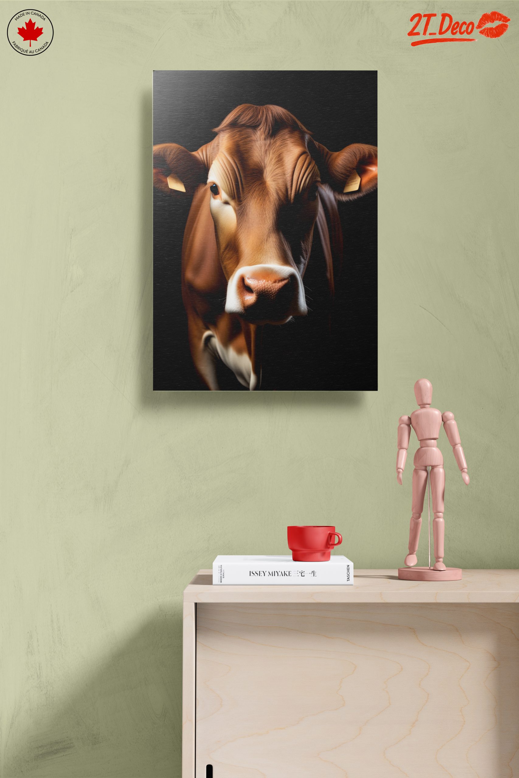 Realistic Cow Portrait Art for Farm Lovers - Image 14