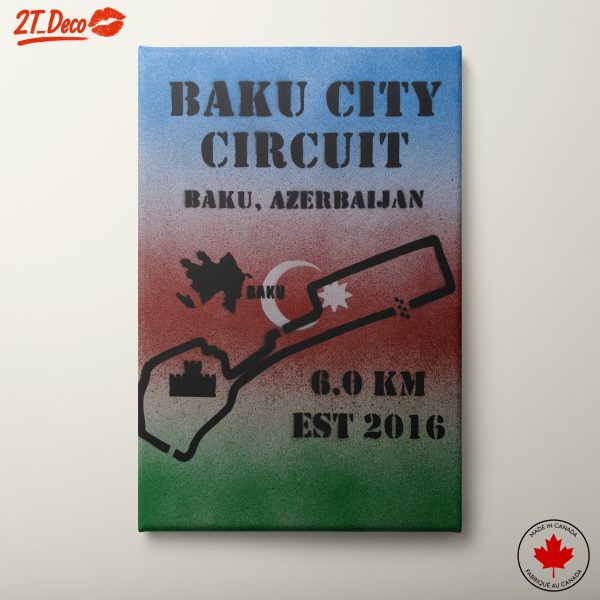 Baku City Circuit Artistic Representation