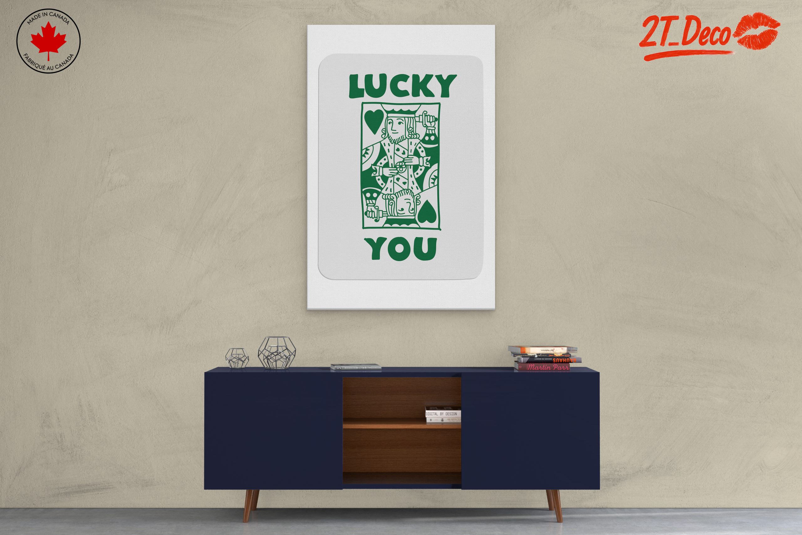 Lucky You Playing Card Art 3 - Image 3