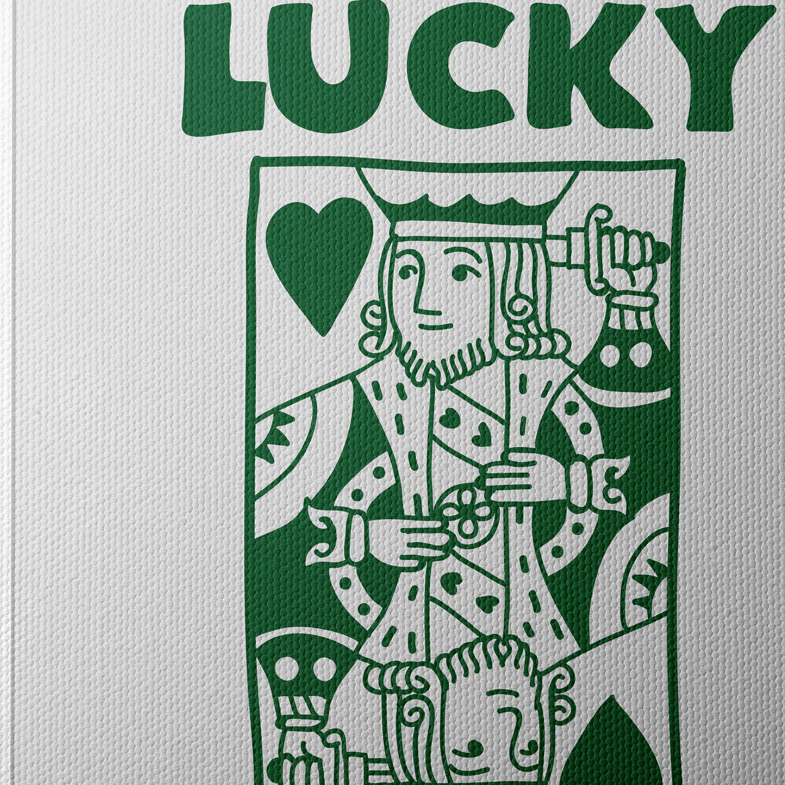 Lucky You Playing Card Art 3 - Image 4