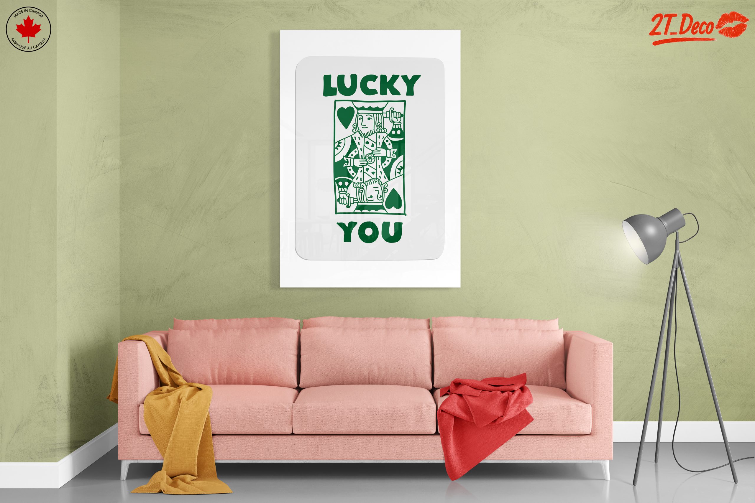 Lucky You Playing Card Art 3 - Image 7